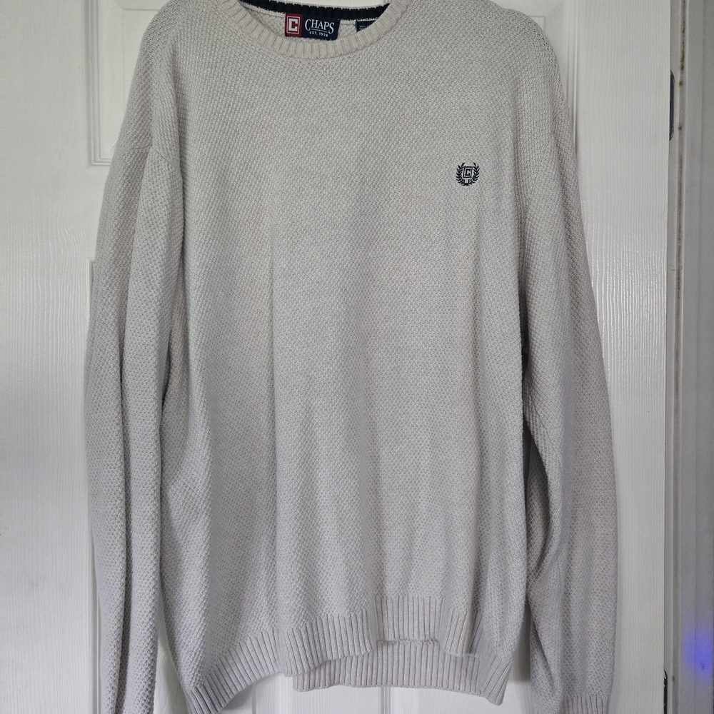 Chaps Men's Gray Sweater